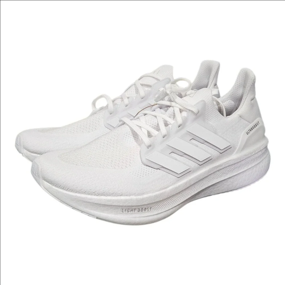 Adidas Ultraboost 5 Mens Size 16 Running Shoes White ID8813 Light Boost Sneakers